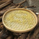 Bamboo woven bamboo products household round dustpan without holes or holes