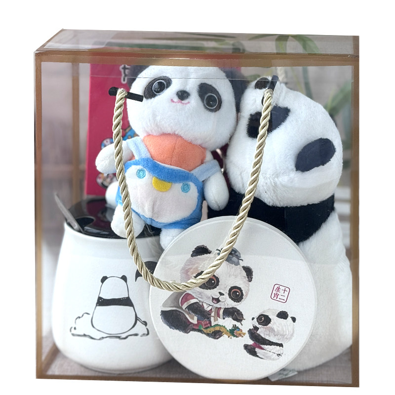 成都熊猫纪念品套装基地文创伴手礼实用商务礼品特色儿童生日礼物