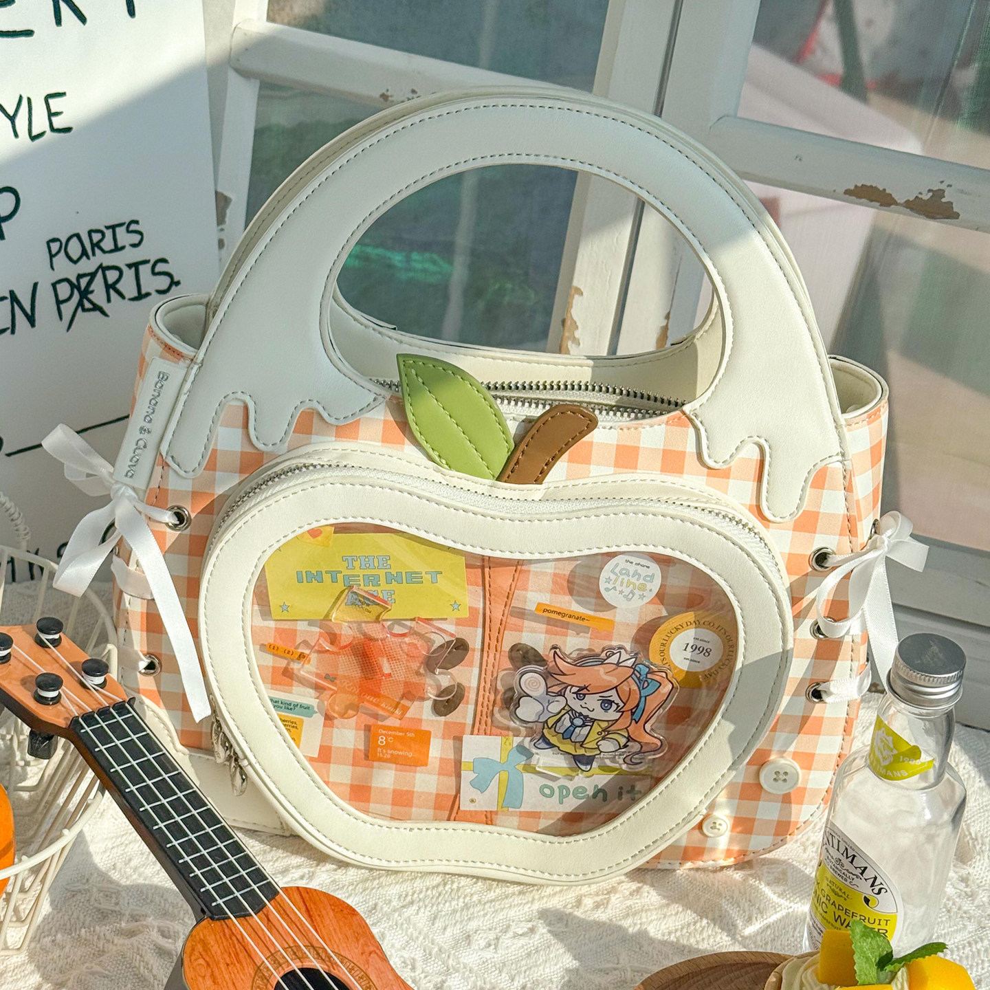 【意向金1r抵扣尾款20r】苹果痛可拆卸肩带香蕉家原创大容量痛包,淘宝优惠券,粉丝福利购,淘宝优惠卷