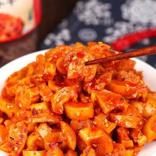 香辣萝卜干嘎嘣脆农家麻辣下饭菜下酒菜开袋即食咸菜酱菜萝卜丁 - 图1
