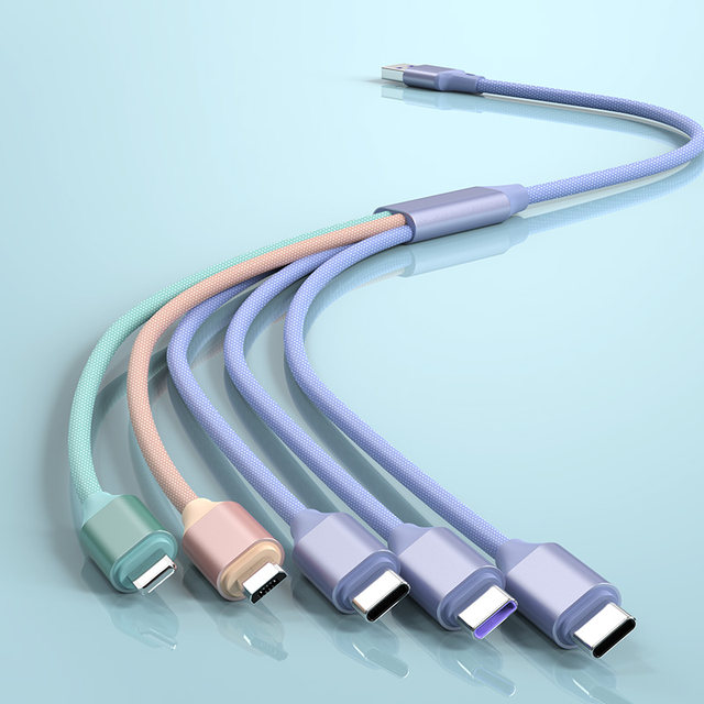 One to five charger 5 Type-C Android