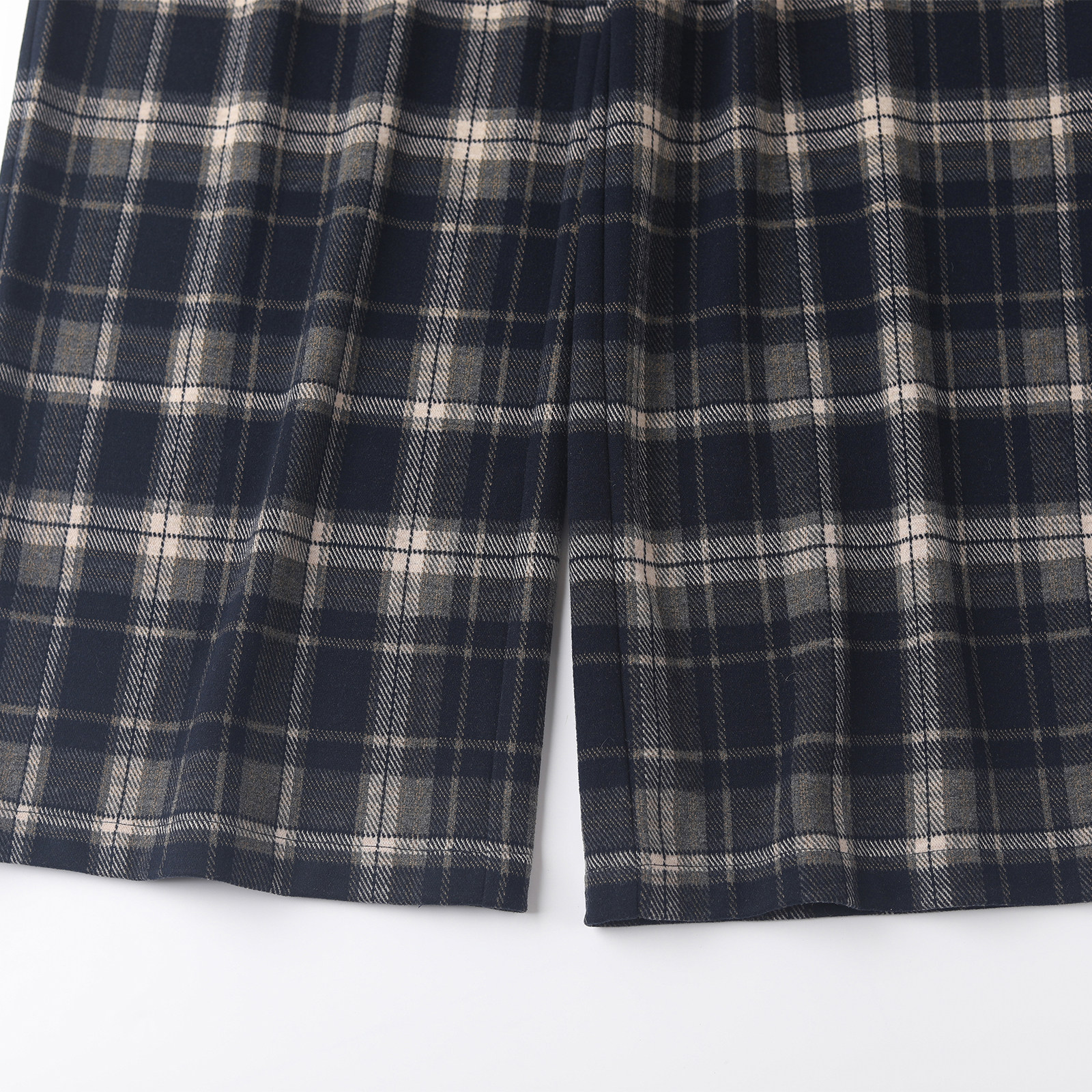 【镇店裤王】wana try格纹时髦厚款直筒裤25秋冬新款韩系休闲裤女,淘宝优惠券,粉丝福利购,淘宝优惠卷