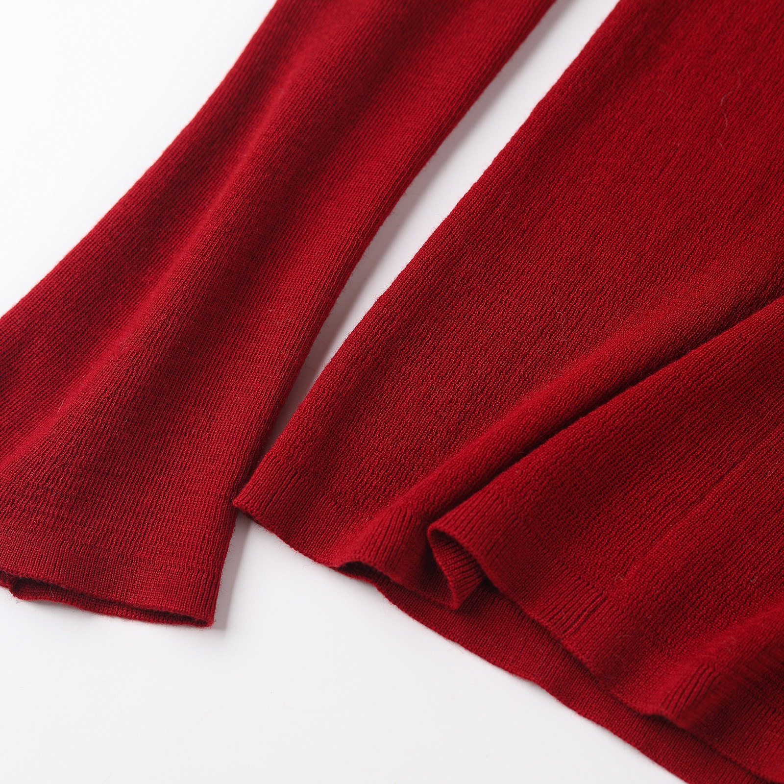 wana try绵羊毛翻领修身显瘦针织衫25冬新品红色百搭简约上衣女,淘宝优惠券,粉丝福利购,淘宝优惠卷