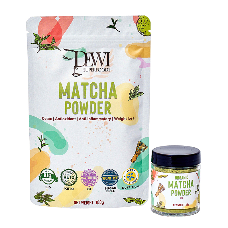 DEWI Matcha Powder 印尼进口茶道级抹茶粉冲饮饮品烘培奶茶 - 图3