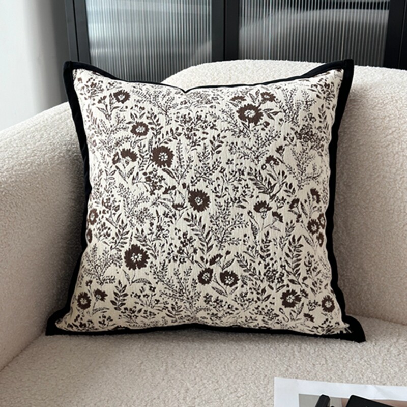 雪尼尔高端沙发靠枕腰枕长方形抱枕现代简约客厅靠垫法式复古靠背,淘宝优惠券,粉丝福利购,淘宝优惠卷