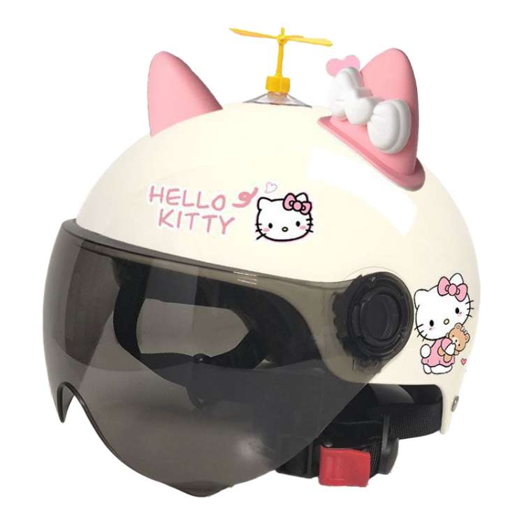 3C national standard battery electric vehicle helmet men and women lightweight four-season half helmet summer sun protection KT cat safety helmet