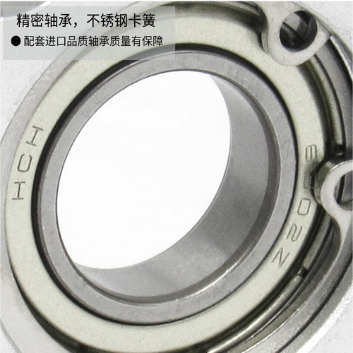 LTKH BGLKB BGF01L型带座轴承 单轴承带卡簧 立式轴承座 - 图1