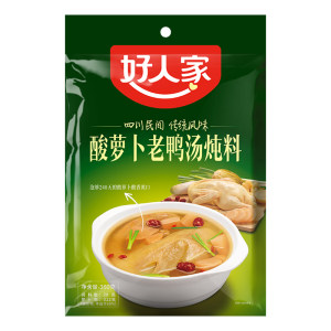 好人家酸萝卜老鸭汤炖料350g*3袋炖汤煲汤料泡萝卜酸鸭汤底料调料