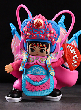 川剧变脸娃娃人偶摆件创意京剧脸谱玩偶国风摆地摊四川小公仔礼物