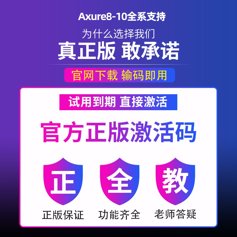 Axure rp10/9/8授权码汉化中文版软件安装包永久激活码Win/Mac M1 - 图0