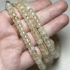 Antiques and miscellaneous natural old white crystal raw stones and old materials straight-cut wheel beads crystal old beads bracelets and toys accessories