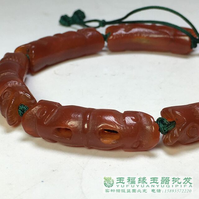 Antiques, miscellaneous old beads, Liao and Jin faucet, hollowed out