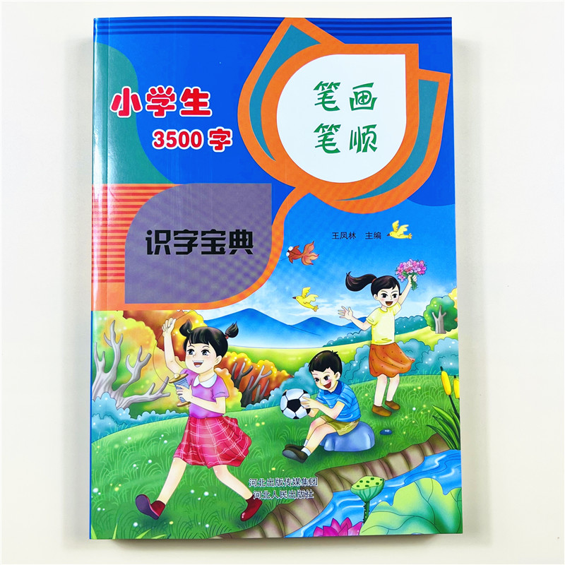小学生识字宝典3500字带笔画笔顺识字认字书籍识字大王6-7-8-9岁小学生字带拼音注音书写顺序汉字通解识字练字教程教学教辅工具书