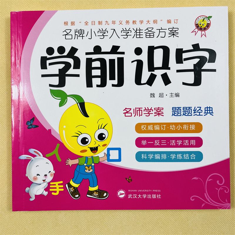 天才豆学前识字 3-6岁儿童用书幼小衔接教材幼升一年级幼儿园大班学前班书籍 汉字组词偏旁部首笔画笔顺拼音描红 宝宝看图识字书
