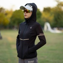 Winter chill-proof and warm sports jacket gush with hat jacket wind clothes anti-cursor zipper 2023 new