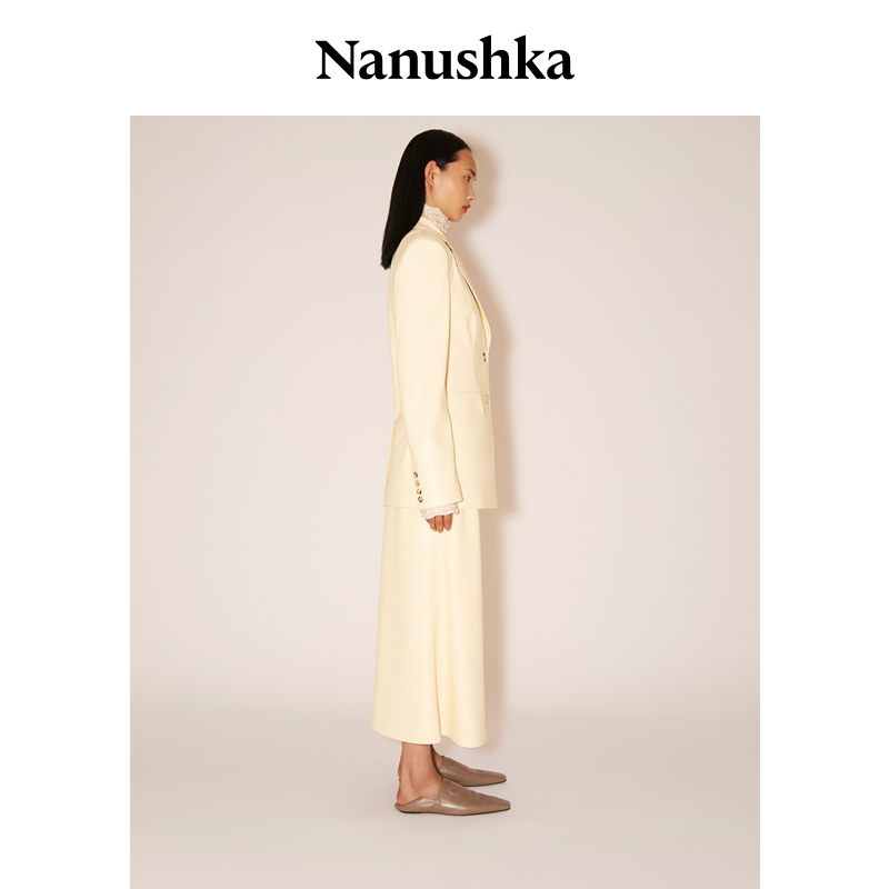 【经典惊喜折扣】NANUSHKA HATHI 女士OKOBOR™素皮时髦西装外套 - 图1