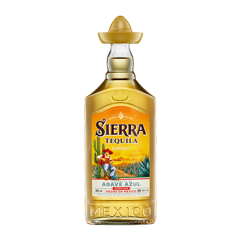 Sierra幸运帽微酿金色龙舌兰tequila38%vol烈酒墨西哥进口700ml-图3