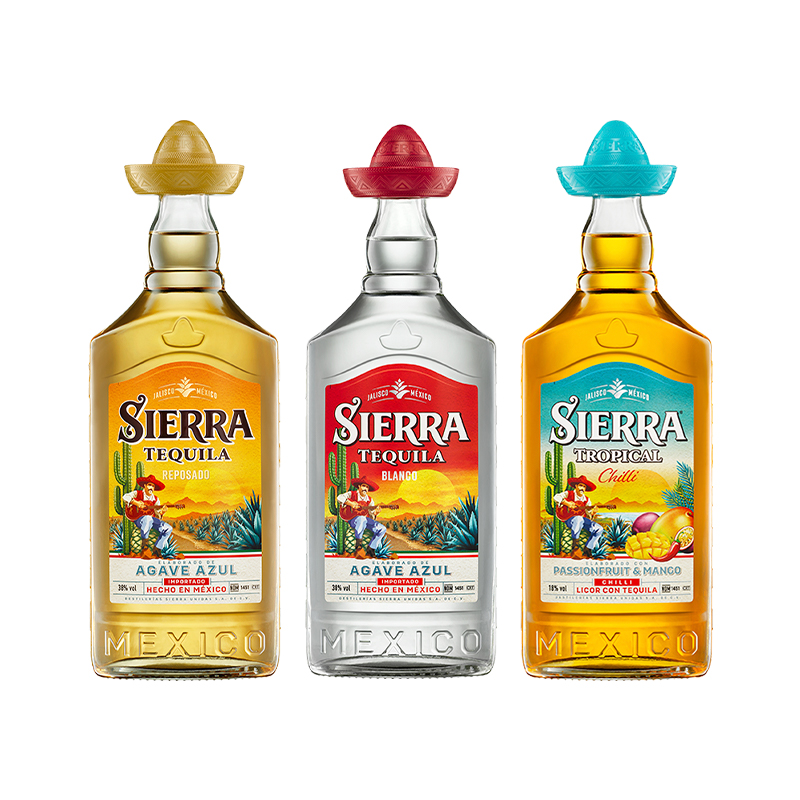 Sierra龙舌兰热辣洋酒年货送礼组合装700ml*2