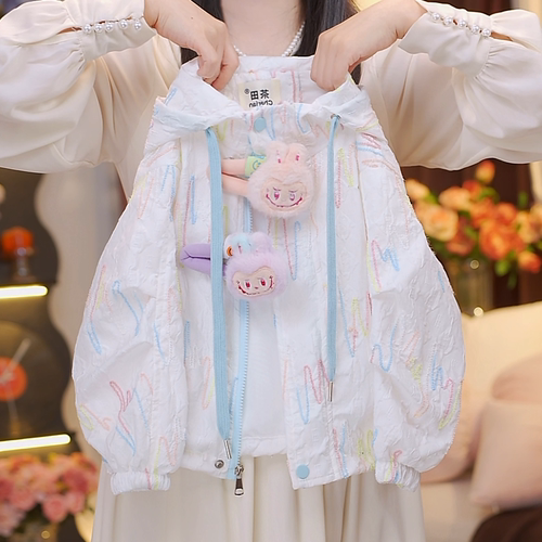 【BK】春季新款女童洋气卡通拉布布外套宝宝潮流韩系春装HCF023 - 图1
