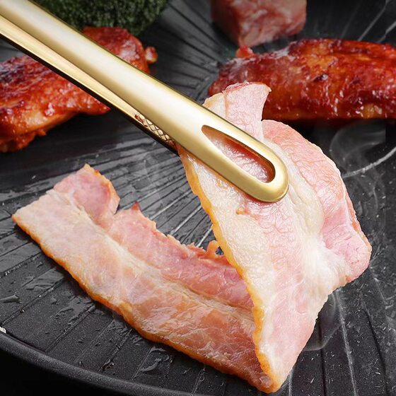 BBQ food extended scissors clip barbecue clip steak cuisine Korean restaurant buffet stainless steel kitchen