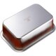 Flat bottom square basin commercial stewed vegetable kitchen tray with lid basin canteen serving basin hotel factory 304 stainless steel basin