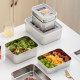 Thick 304 stainless steel crisper storage box organizer box fruit and vegetable refrigeration box commercial meat packaging box