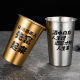 304 steel cold drink cup, barbecue stall beer cup, break-resistant cup, restaurant stainless steel draft beer bar cup, copywriting beer cup