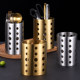 Gold commercial Korean scissors stainless steel barrel extra thick kitchen clip barrel tableware barrel restaurant barbecue storage chopsticks