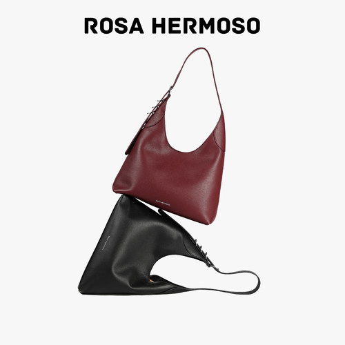 ROSA HERMOSO/珞赫「KIA」hobo包单肩通勤时尚简约真皮2025秋 - 图2
