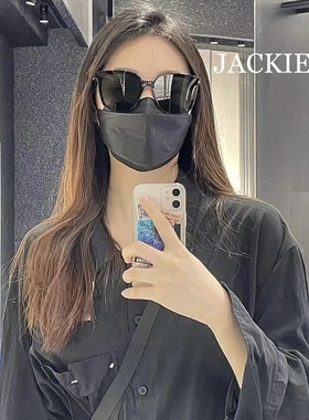 方圆脸高颧骨墨镜偏光太阳镜