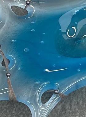 CASTING无隅｜RUIbuilt 织物串珠拼接玻璃盘软装饰品礼物