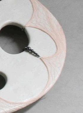 CASTING无隅｜RUIbuilt 织物串珠拼接莲叶陶瓷镜礼物