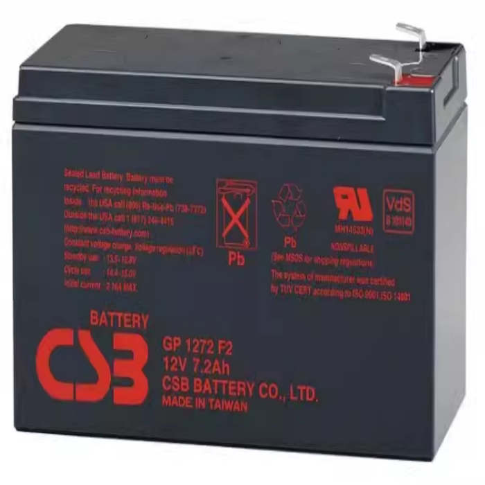 CSB蓄电池GP1272F2 12V7.2AH HR1234WF2 UPS12360 12460F2电梯APC