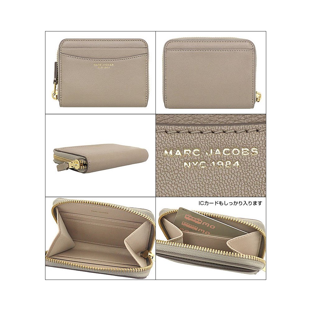 日本直邮Marc Jacobs 钱包S178L03FA22 水泥特制修身 84 山拉链钱 - 图0