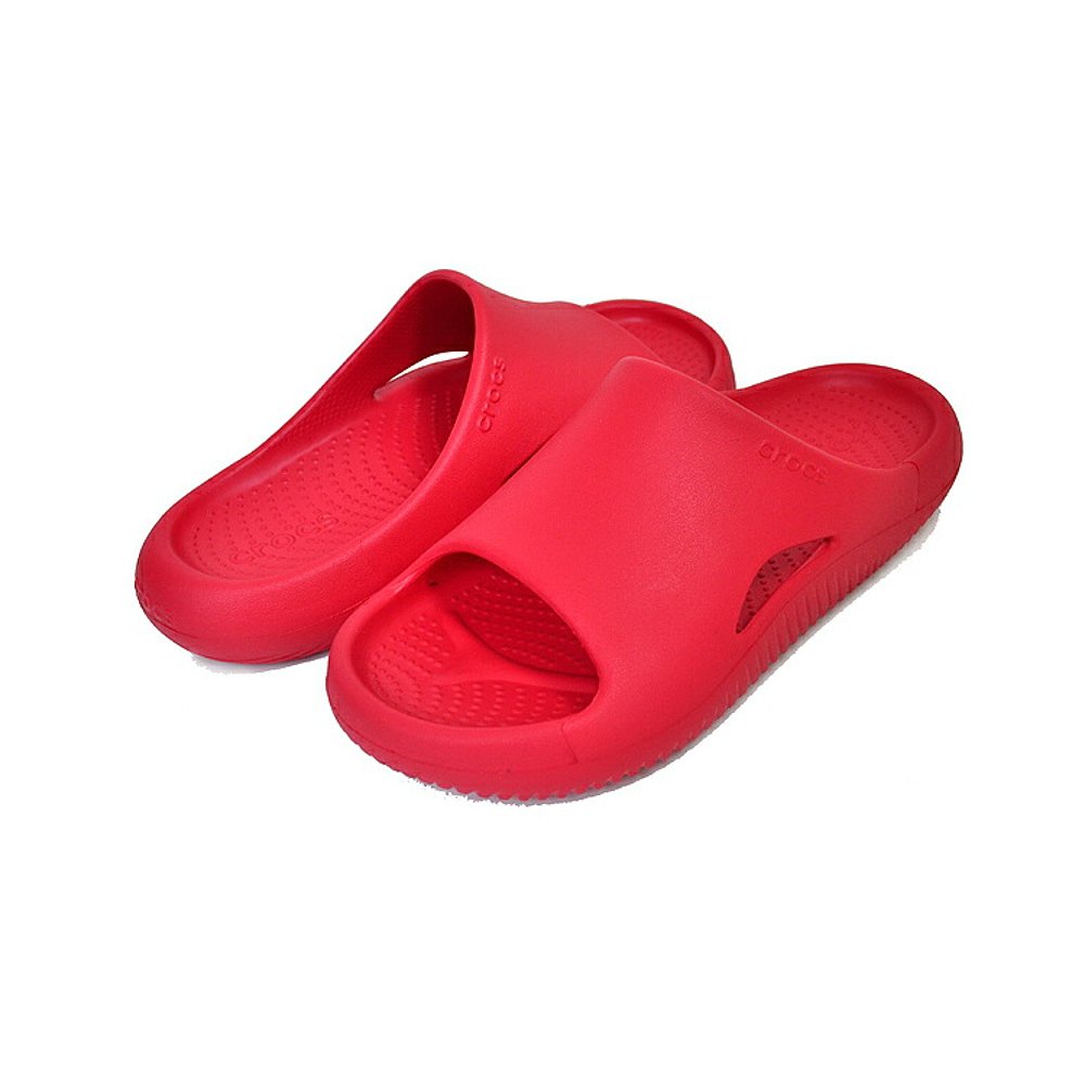 日本直邮crocs MELLOW SLIDE VARSITY RED 208392-6wc 校队凉鞋骑 - 图0