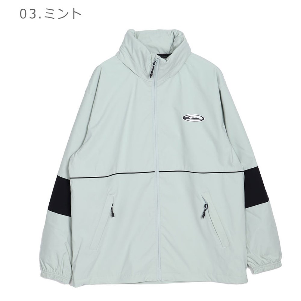 日本直邮Quicksilver 夹克 QUIKSILVER QUIK SLASH JK 男士黑黑白 - 图2