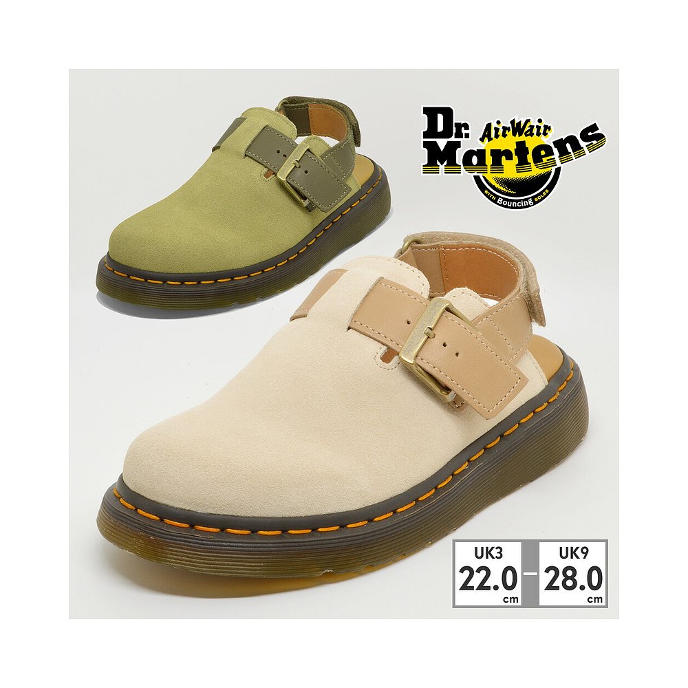 日本直邮Dr.Martens 2023 JORGE JORGE II羊皮纸+一脚蹬鞋底-图0