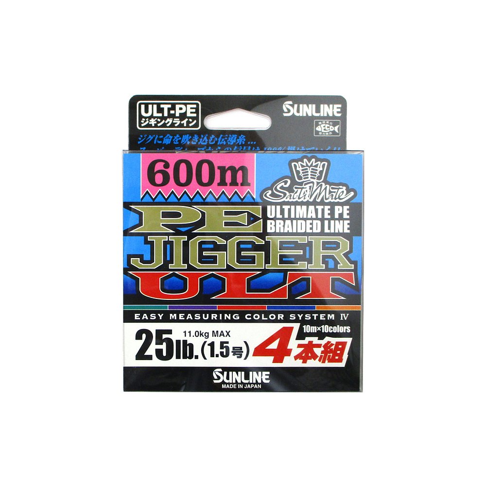 日本直邮Sunline Saltmate PE JIGGER ULT 4 件套 600m 1.5 - 图0