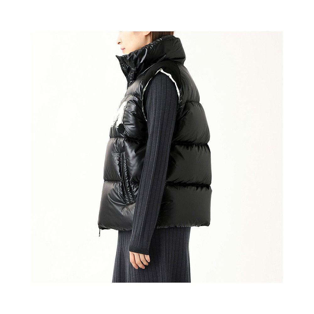 日本直邮モンクレール MONCLER ダウンベスト ブラック  oder 1a0 - 图1