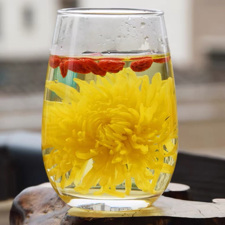 金丝皇菊黄菊一朵一杯非特级大菊花贡菊黄山散装500g菊花茶枸杞茶 - 图0
