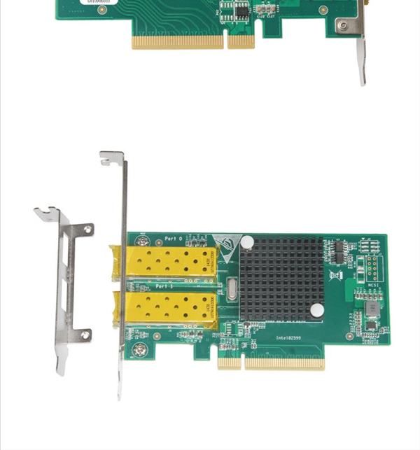 定制PCI-E万兆光纤网卡 光纤网卡 PCIE双口光纤网卡 82599ES询价 - 图2