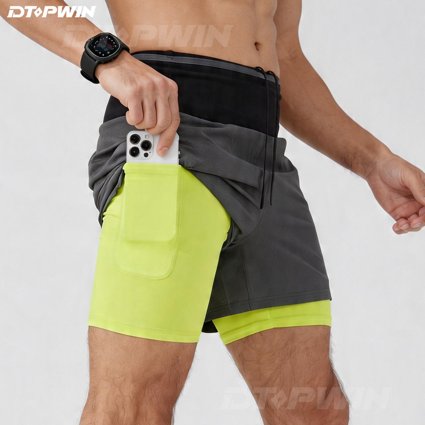 Dingsheng 3-in-1 waterproof breathable quick-drying shorts