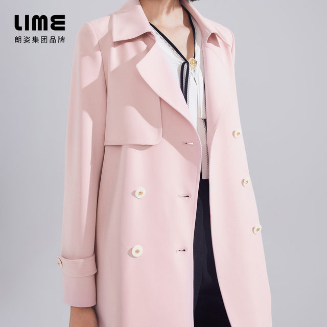 LIME Rhine petite simple lapel trench coat
