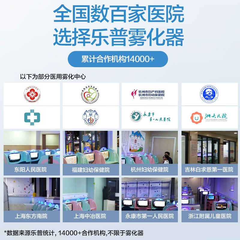 【院线同款】乐普雾化机家用儿童医院压缩式雾化器婴幼儿家庭用 - 图0