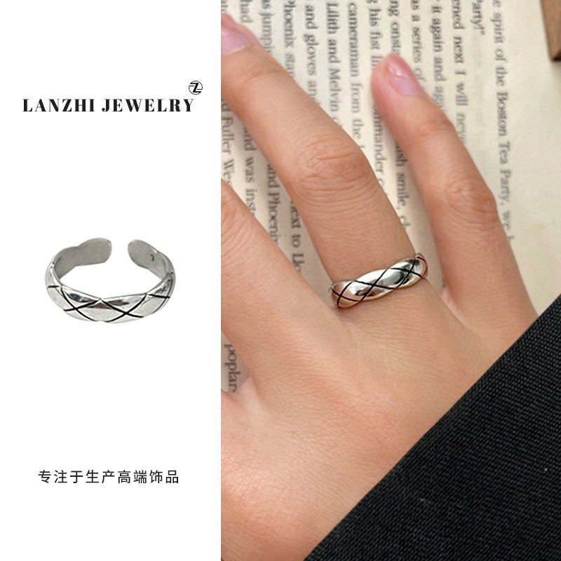 Lan Zhi Xiaohongshu’s popular Thai silver ring for niche women