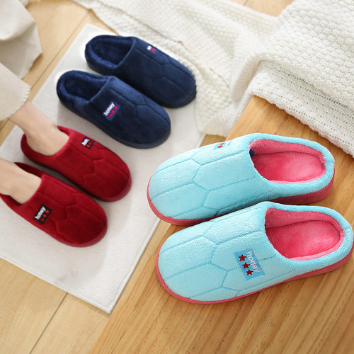 男女新款棉拖鞋男女 新款冬季室内家居保暖拖鞋 防滑毛毛棉鞋男女 - 图0