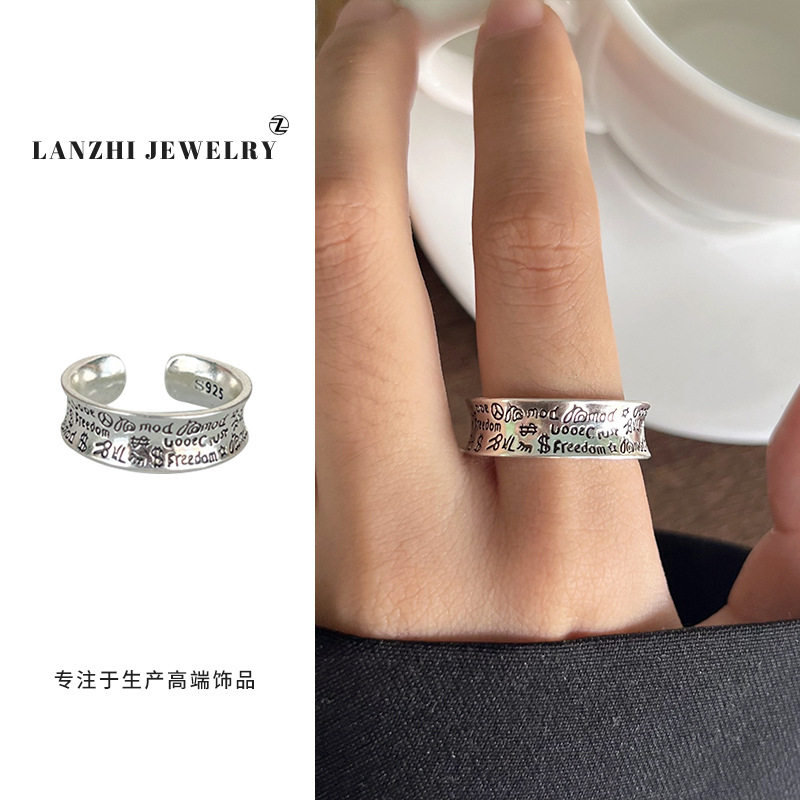 Lan Zhi Xiaohongshu’s popular Thai silver ring for niche women