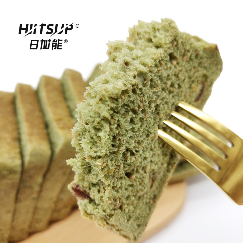 HIITSUP【春日限定】日加能全麦吐司抹茶味面包健身早餐食品600g