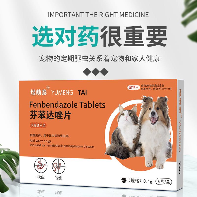 狗狗猫咪芬苯达唑片体内专用驱虫药体内外一体宠物打虫药幼犬猫用,淘宝优惠券,粉丝福利购,淘宝优惠卷