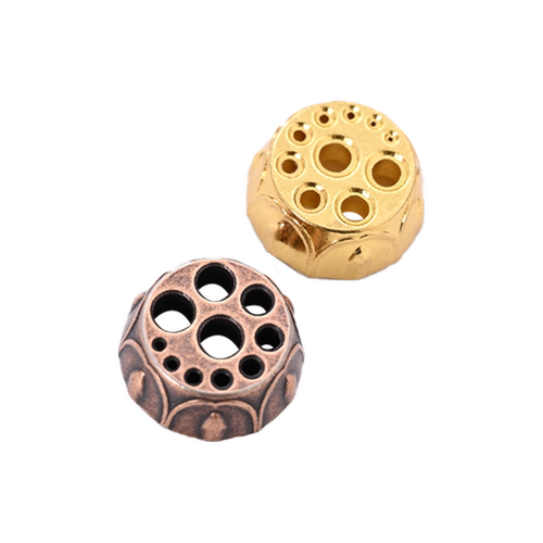 缘漫堂十孔莲花线香单香插底座多孔藏香线香两用禅意香道零配件 - 图3